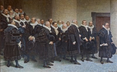 Entry of the Senate into the New Town Hall on 26.10.1897 by Hugo Vogel